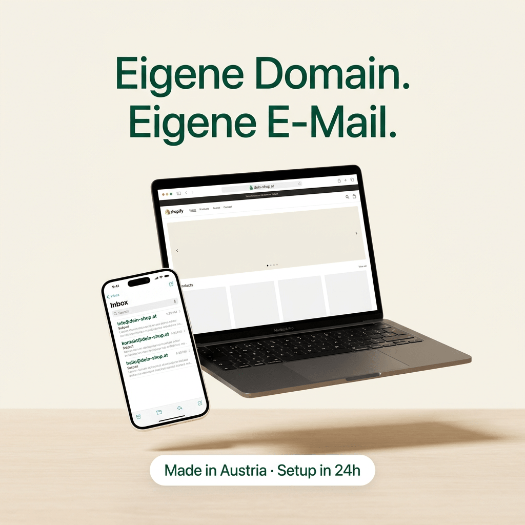 Eigene Domain & Profi-E-Mail einrichten